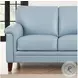 Wendover Spa Blue Top Grain Leather Sofa