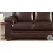 Ironvale Chestnut Leather 84" Sofa
