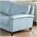 Wendover Spa Blue Top Grain Leather Sofa
