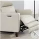 Arden Vanilla Top Grain Leather Zero Gravity Power Recliner with Power Headrest