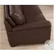 Ironvale Chestnut Leather 62" Loveseat