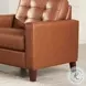 Cassian Nutmeg Top Grain Leather Chair