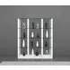 Cloud White High Gloss Wall Unit