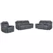Maveric Bette Lapis 91" Zero Gravity Triple Power Reclining Sofa with Drop Down Table and USB Charging