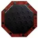 Rowan Cherry Octagonal Dining and Gaming Room Set with Cup Holder