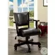 Rowan Cherry Octagonal Dining and Gaming Room Set with Cup Holder