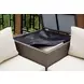 Davina Brown and Beige 3 Piece 104" Outdoor Patio Set with Storage