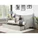 Lycoris Light Gray Twin Daybed with Trundle