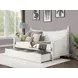 Lycoris White Twin Daybed with Trundle