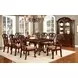 Elana Brown Cherry 89" Extendable Rectangular Dining Table