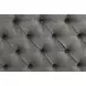 Sania Antique Black and Light Gray Upholstered Wingback Chair Set of 2