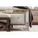 Loraine Champagne Queen Upholstered Panel Bed