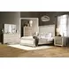 Loraine Champagne Queen Upholstered Panel Bed