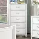 Lycoris White Youth Poster Bedroom Set with Trundle