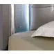 Bellanova Silver King Upholstered Panel Bed with LED Light