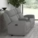 Antonius Gray Manual Recliner Living Room Set