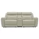 Jacobus Beige 78" Manual Reclining Loveseat with Console