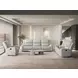 Giraldus Beige 79" Manual Reclining Loveseat with Console
