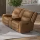 Leolinus Brown Manual Reclining Living Room Set