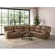 Leolinus Brown 128" Motion Sectional