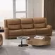 Leolinus Brown Manual Reclining Living Room Set