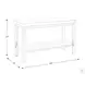 Evie White Marble Rectangular Sofa Table