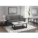 Evie White Marble Rectangular Sofa Table