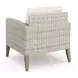 Carezza Taupe and Natural Upholstered 5 Piece Conversation Set