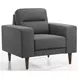 Vale Gray Upholstered Accent Chair