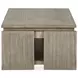 Conrad Stone Harbor Gray Rectangular Lift Top Cocktail Table