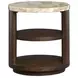 Mcpherson Burnt Umber Round Occassional Table Set