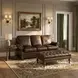 Montgomery Rich Brown Sedona Chateau Leather 83" Sofa