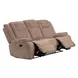 Bruno Plush Tobacco Reclining Living Room Set