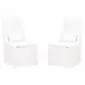 Colette Livesmart Peyton Pearl Slipcover Performance Fabric Dining Chair Set Of 2