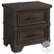 Canyon Ridge Charcoal 2 Drawer Nightstand