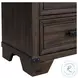 Canyon Ridge Charcoal 2 Drawer Nightstand