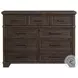 Canyon Ridge Charcoal 9 Drawer Dresser