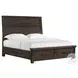Canyon Ridge Charcoal King Storage Panel Bed
