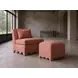 Lowry Dusty Rose Square Ottoman