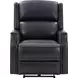 Conrad Shoreham Blue Leather Triple Power Recliner with USB Charging