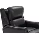 Conrad Shoreham Blue Leather Triple Power Recliner with USB Charging