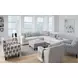 Contour Natural Off White Modular Sectional with Pillows
