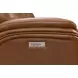 Corry Simon Saddle Leather 77" Power Reclining Console Loveseat with Power Lumbar and USB Charging