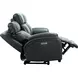 Corry Pretty G Dark Blue Leather 87" Power Reclining Sofa with Power Lumbar and USB Charging