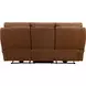 Corry Simon Saddle Leather 87" Power Reclining Sofa with Power Lumbar and USB Charging