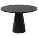Cove Vintage Black 48" Round Counter Height Dining Table