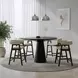 Cove Vintage Black 48" Round Counter Height Dining Table