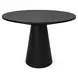 Cove Vintage Black 48" Round Counter Height Dining Table