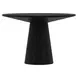 Cove Vintage Black 47" Round Dining Table