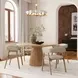 Cove Natural Round Dining Table Dining Room Set